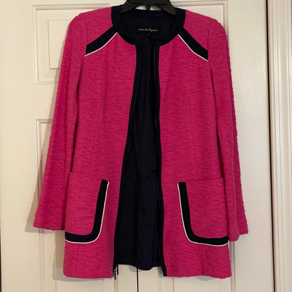 Nanette Lepore Tweed Coat Size 0